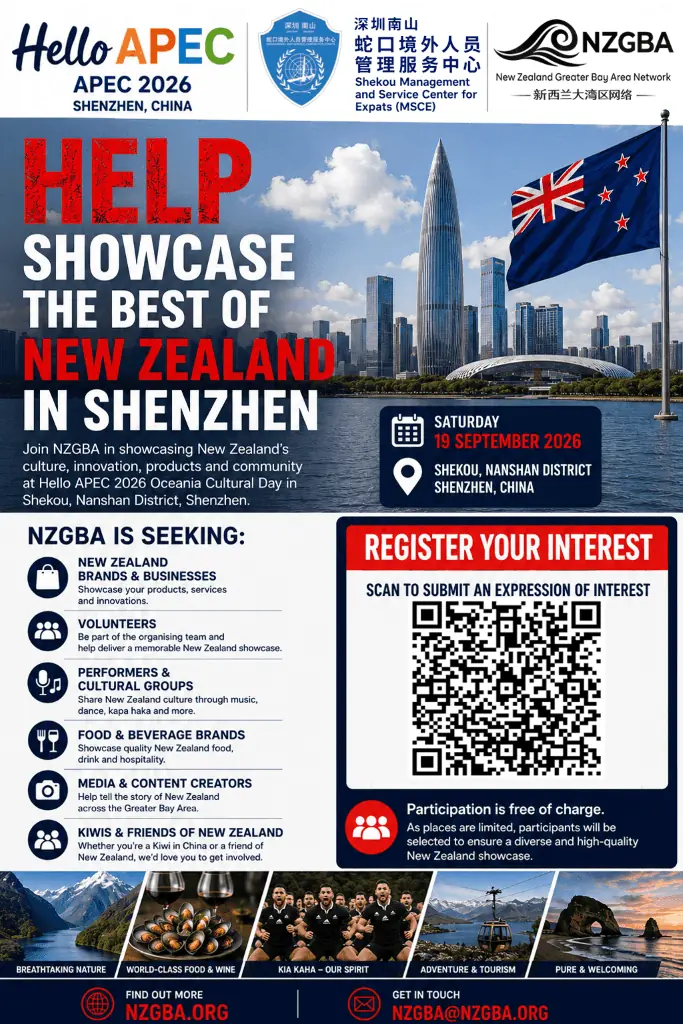 New Zealand section participation poster